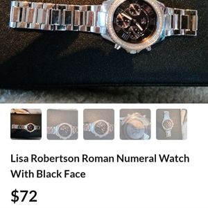 Lisa Robertson's Roman Numeral Watch